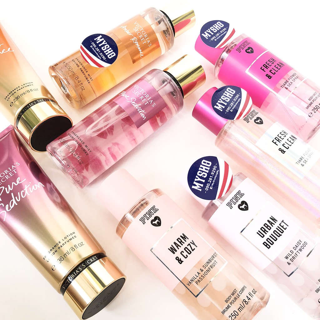 Nước hoa toàn thân Warm & Cozy, Fresh & Clean, Soft & Dreamy, All a Dream, Coco Glow, Rozy Quartz - Hàng nhập