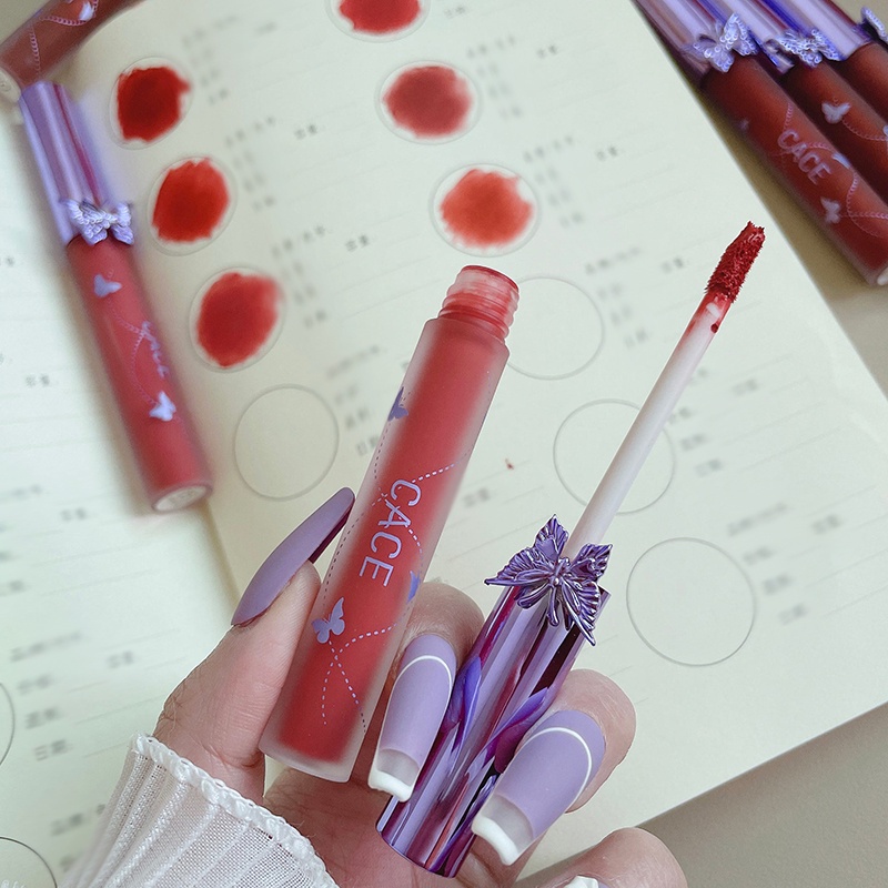 Son Môi Lì Mịn Mượt Như Nhung Tự Nhiên Thiết Kế Hình Bướm Cho Học Sinh