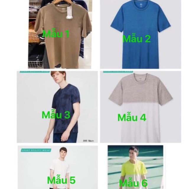 Áo thun chất thể thao Uniqlo - Hàng chuẩn xách tay