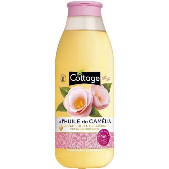 Sữa Tắm Cottage / Freeship / Sữa Tắm Dưỡng Thể Trắng Da Cottage 560ML Chuẩn Pháp