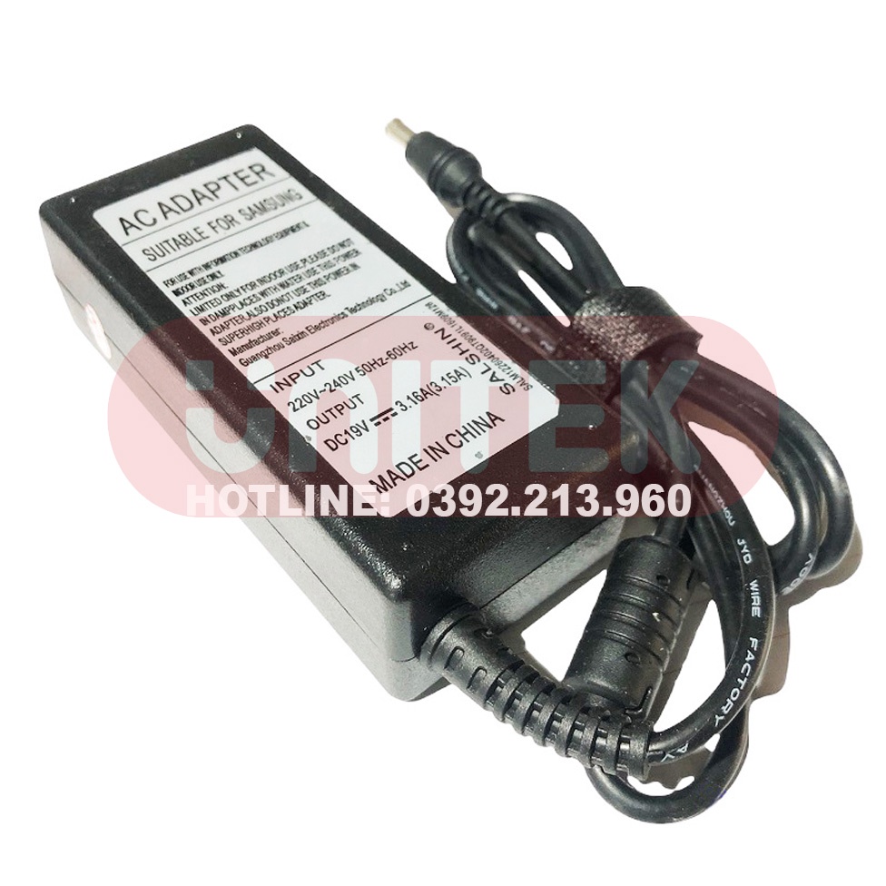 Adapter Sạc Laptop Samsung 19V-3.16A