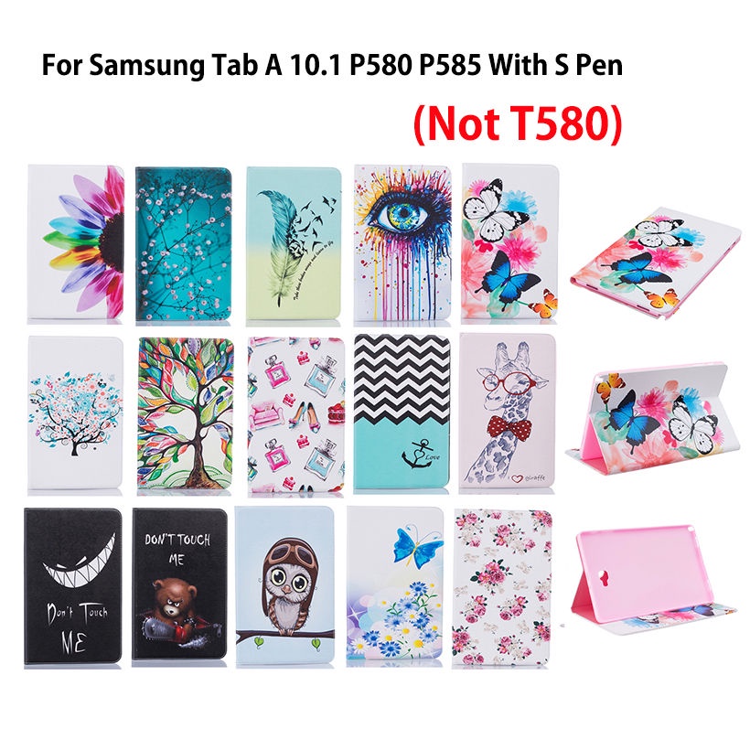 Ốp lưng SM-P585Y Samsung Galaxy tab A 10.1 2016 Có bút S P580 P585 SM-P580 Vỏ bảo vệ máy tính bảng V