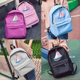 [XẢ KHO] Balo chiếc thuyền | ba lô vải canvas thời trang nữ dùng đi học, đi chơi, du lịch