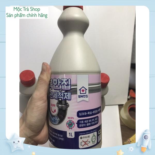 (chính hãng)- Chai nước thông cống,bồn cầu đa năng Sandokkaebi 1000ml Hàn Quốc