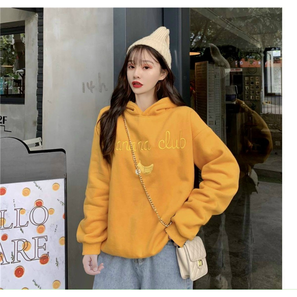 Áo khoác có nón màu vàng , áo hoodie nữ , áo cặp nam nữ T-Fashion Shop