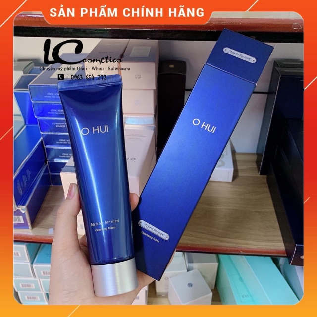 [ CHUẨN AUTH 100%] Sữa rửa mặt Ohui Foam For Men dành cho nam giới tuýp 130ml