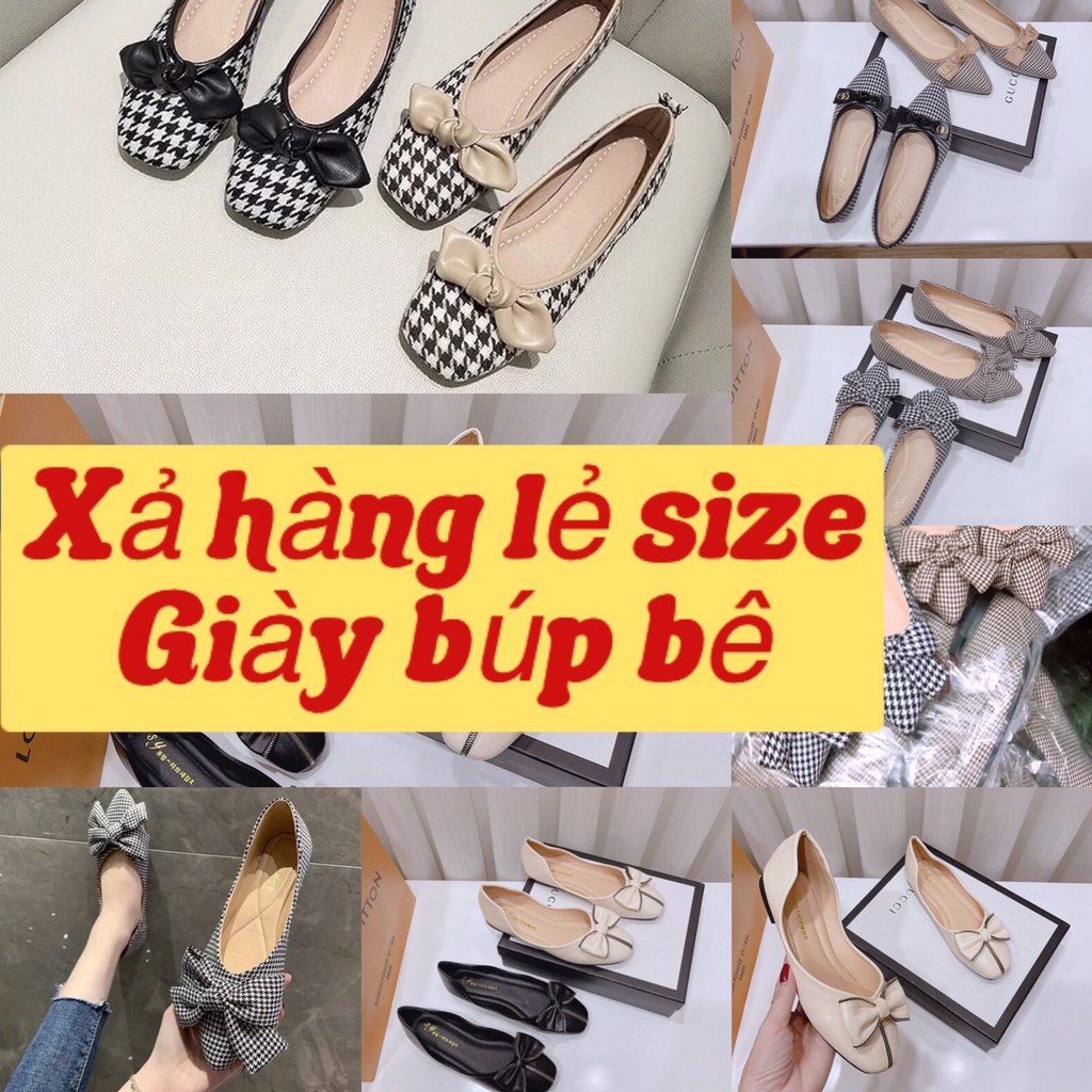 Giày xinh- xả hàng lẻ size ( giao mẫu ngẫu nhiên)