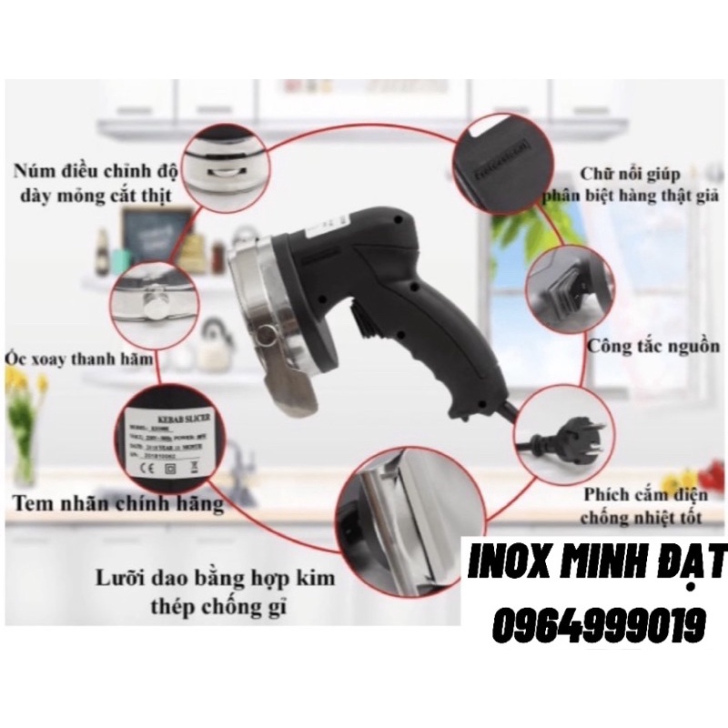 Máy thái thịt cầm tay thông dụng ks100E