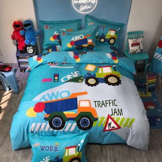 Set chăn ga gối Cotton lụa cho bé trai