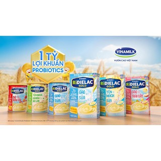 Bột ăn dặm Ridielac Gold Vinamik Đủ vị - Hộp thiếc 350g (Date 2020)