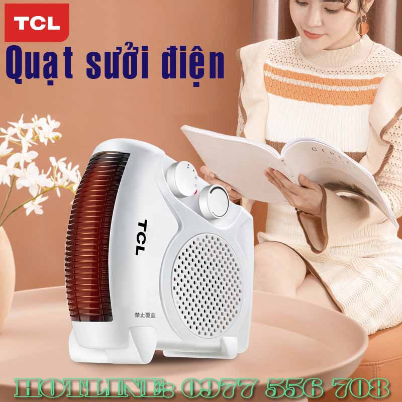 Máy sưởi ⚡𝐅𝐑𝐄𝐄 𝐒𝐇𝐈𝐏⚡ Quạt sưởi gốm gia đình Huyndai công suất 2000W tự tắt khi nghiêng đổ - SLC.VN