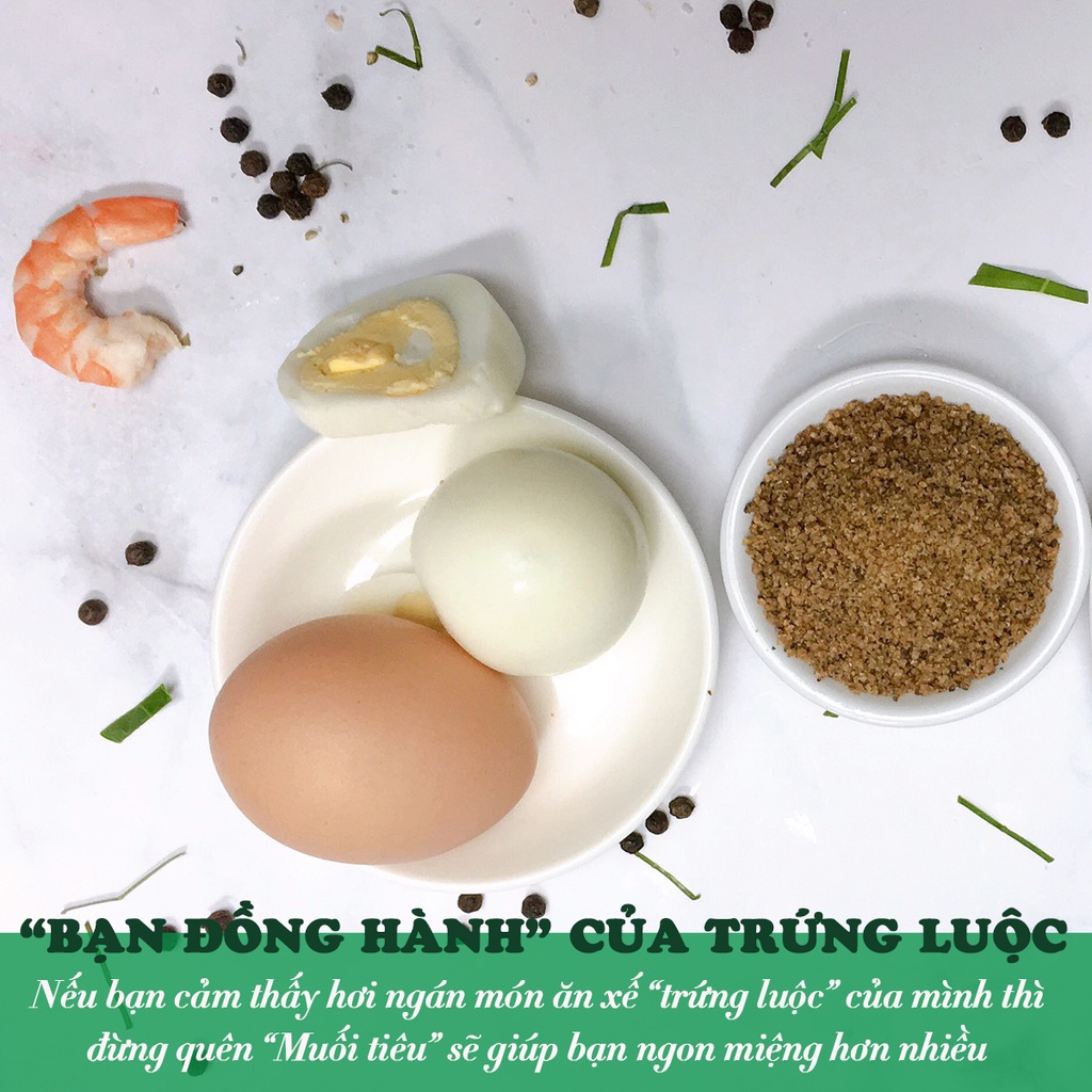 Muối tiêu Tây Ninh Dh Foods muối chấm hoa quả, rau củ, trứng luộc vị mới lạ 60gr/120gr