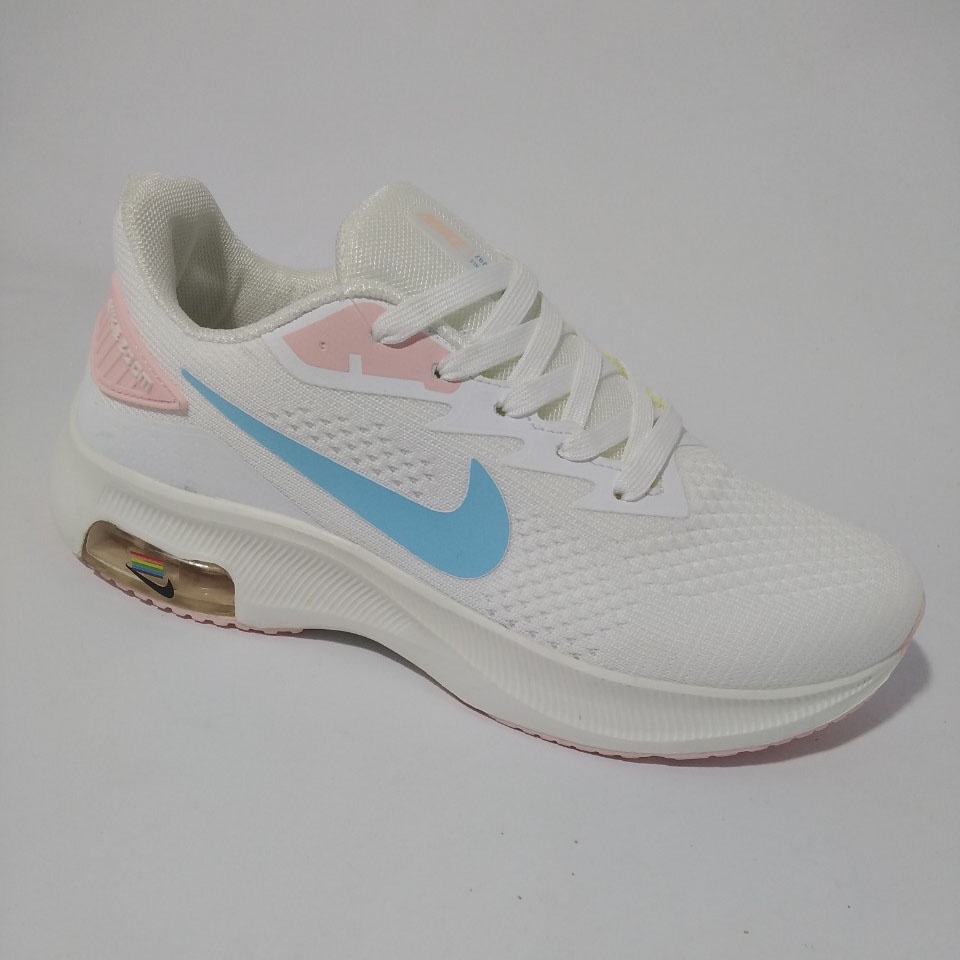 Giày thể thao nữ Nike zoom thời trang màu trắng cao cấp ❤️ Giày chạy bộ tập gym nữ siêu nhẹ màu trắng Full Box