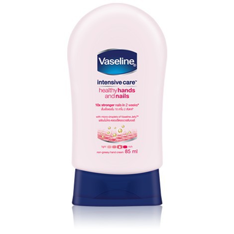 Kem Dưỡng Da Tay Giúp Làm Ẩm, Mềm Mượt Da Tay Và Móng Tay Vaseline Intensive Care 85ml Healthy Hands & Nails