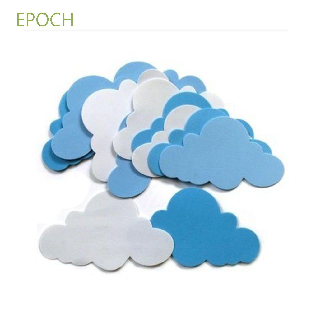 Epoch Set 12 Miếng Dán Tường Trang Trí Hình Đám Mây Bằng Xốp Eva Nhiều Màu Phong Cách Hiện Đại Dành Cho Trẻ Em Diy