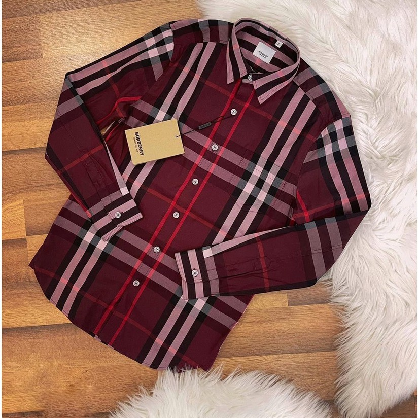 Áo sơ mi siêu cấp Burberry Original Season 2021 MLN SIZE XS-L ship cod toàn quốc