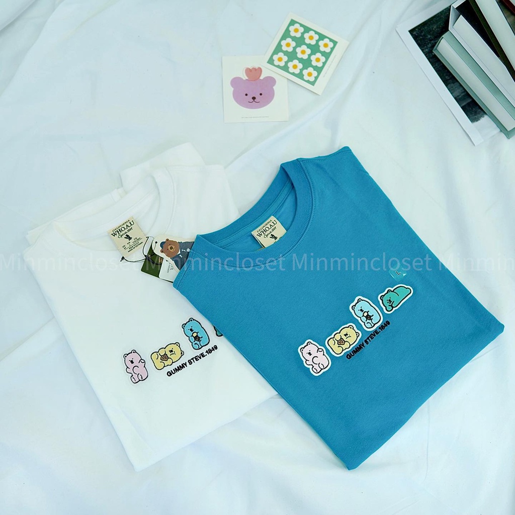 Áo phông WHOAU gummy chính hãng Hàn Quốc