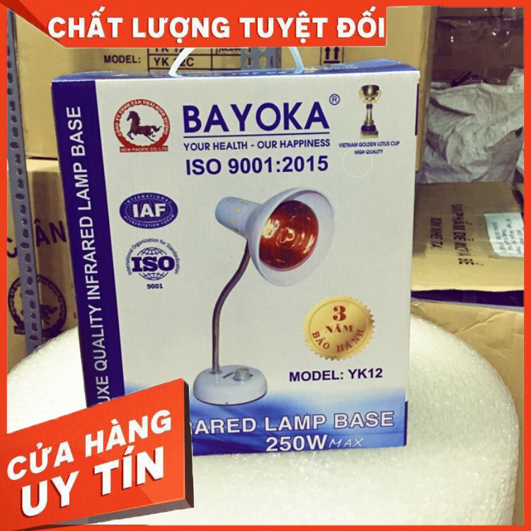 Đèn hồng ngoại chân thấp  - tăng giảm cường độ sáng- Bayoka HÀNG CHUẨN
