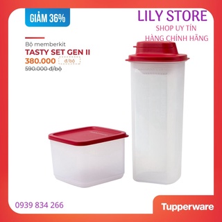 Bình nước Tupperware 💕Freeship💕 Bộ Bình Nước Tasty Set tiện lợi