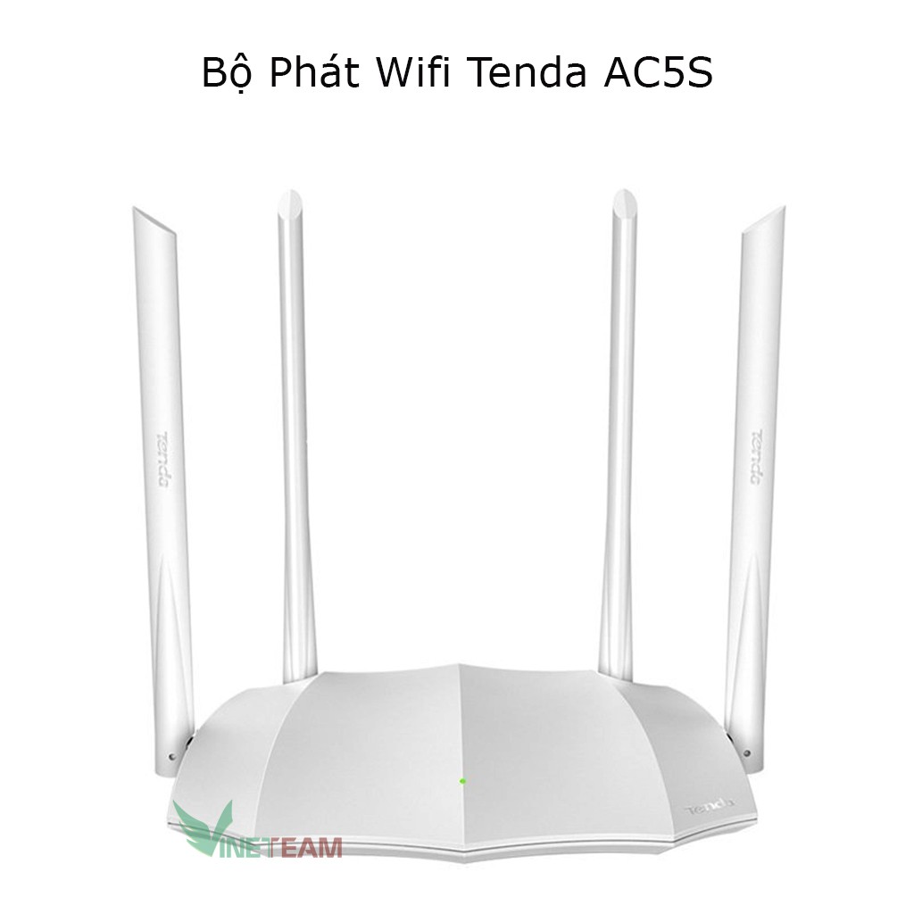 Thiết bị phát Wifi chuẩn AC 1200Mbps TENDA AC5/AC5S Hàng nhập khẩu