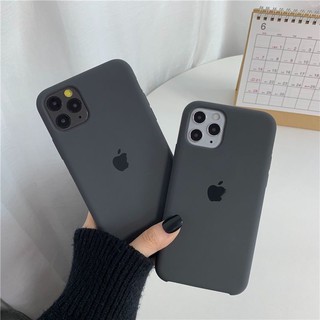 CHARCOAL GRAY Ốp Lưng Silicone Màu Xám Cho Iphone 7plus / 8p / Xsmax / Xr 11