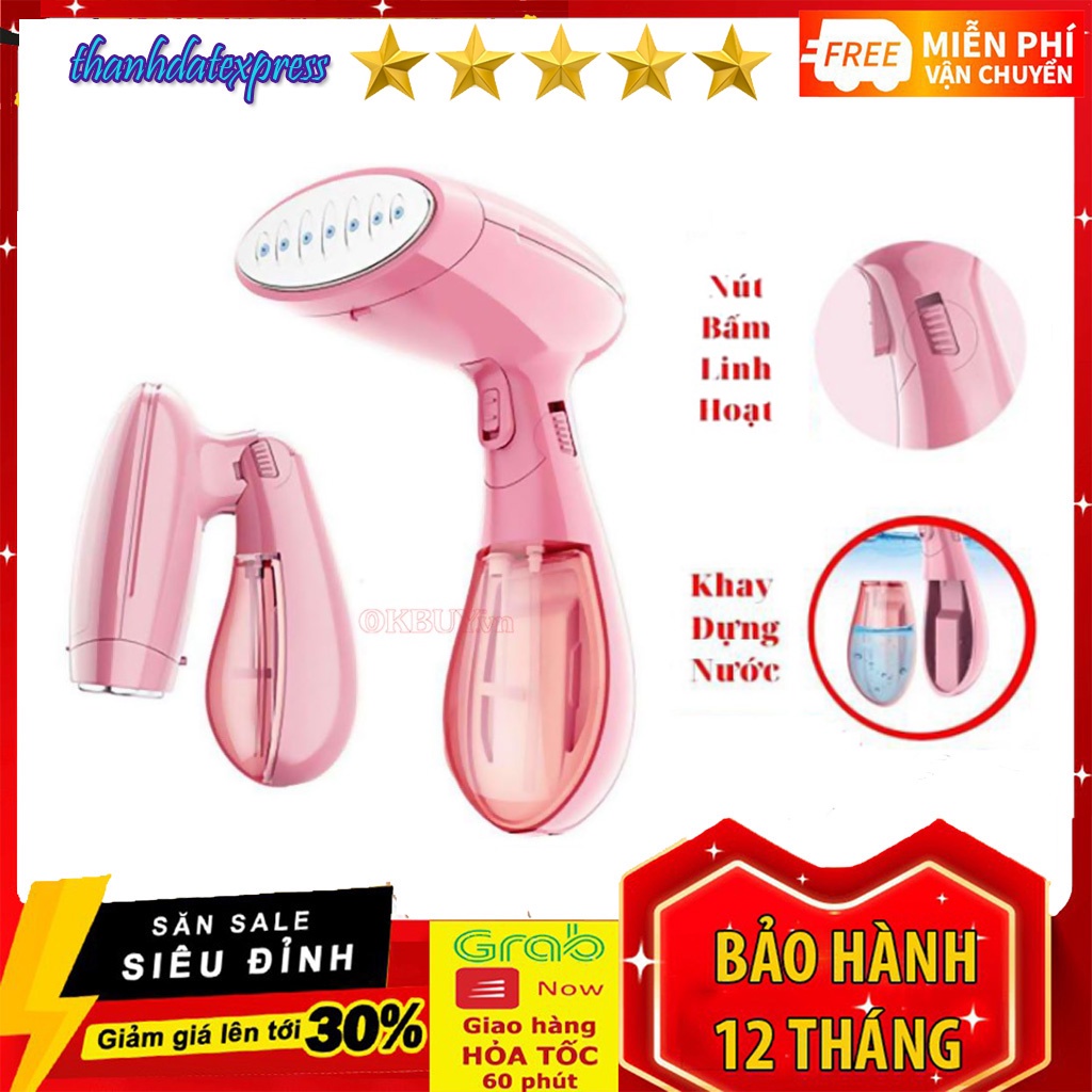 💥Bảo Hành 12 Tháng💥Bàn ủi Hơi Nước Cầm Tay Gấp Gọn Sokany SK-3060 Cao Cấp + TẶNG Khăn lau bếp Xuất Nhật