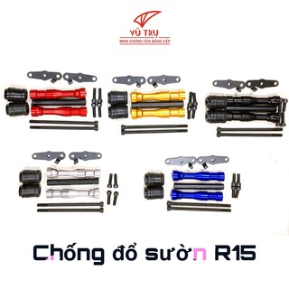 Chống đổ sườn xe R15 nhôm CNC