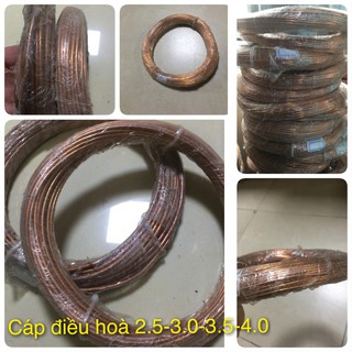 Cáp đồng - cáp điều hòa - bán theo cuộn phi 2.5 - 3.0 - 3.5 - 4.0 - 5.0