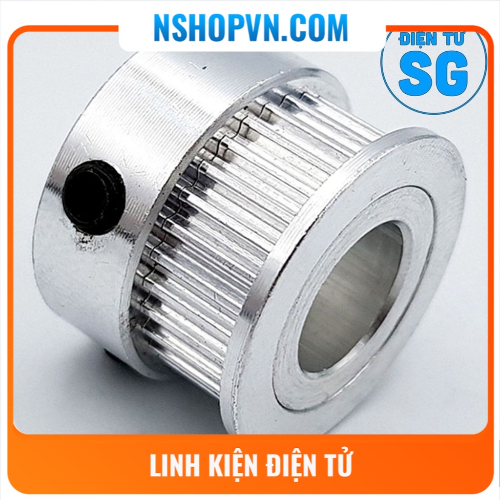 Puly GT2 trục 10mm 30/40/60 răng