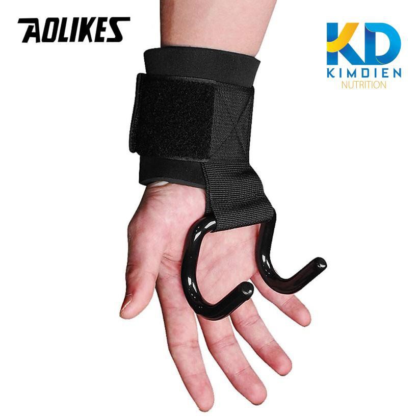 Cuốn trợ lực cổ tay có móc kéo tạ Aolikes AL7642 (1 đôi)