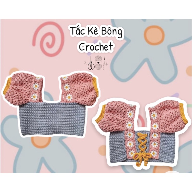 🌸Daisy Square Top🌸( Áo ô hoa cúc croptop )