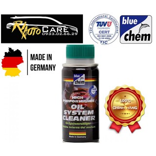 Dung Dịch Súc Rửa Động Cơ Cho Mô Tô Xe Máy Bluechem Oil System Cleaner (50ml)