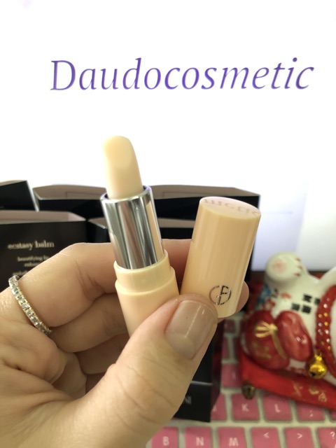 [ mini ] Son Dưỡng Giorgio Armani Ecstasy Balm Lipbalm Soft Nude 1 - 1.5gr