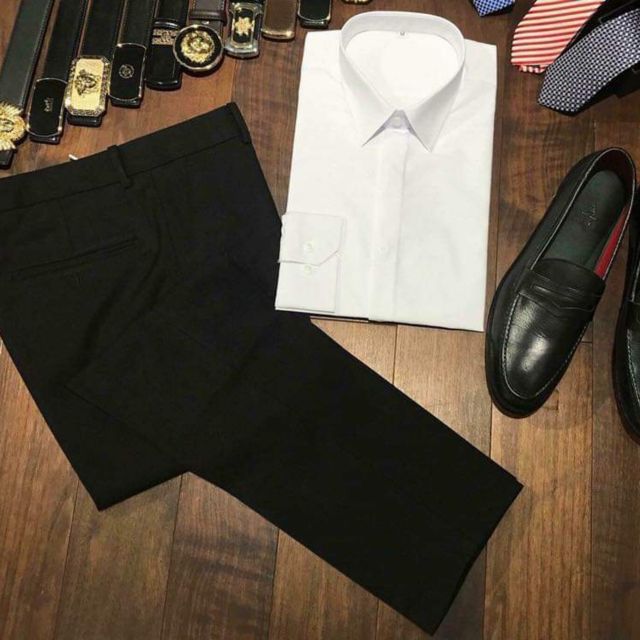 [GIÁ HỦY DIỆT] Áo Sơ Mi Nam trắng tay dài cao cấp chất liệu cotton chống nhăn