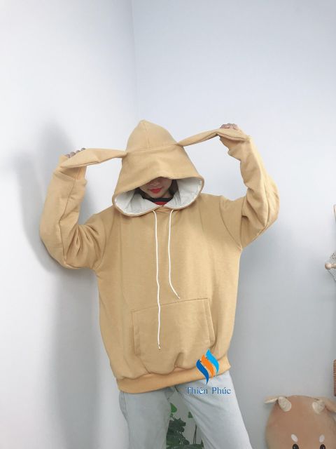 ÁO KHOÁC ÁO HOODIE TAI THỎ THỜI TRANG NAM NỮ