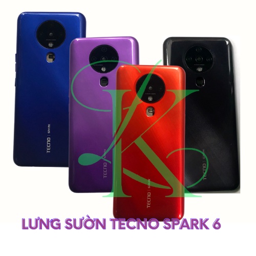 Vỏ lưng sau tecno spark 6 ( Vỏ lưng thay thế cho tecno Spark 6 )
