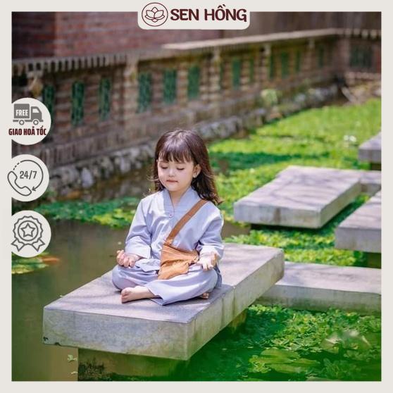 ĐỒ ĐI CHÙA CHO BÉ TRAI BÉ GÁI # SET PHẬT TỬ ĐÁNG YÊU TRẺ EM # mẫu la hán