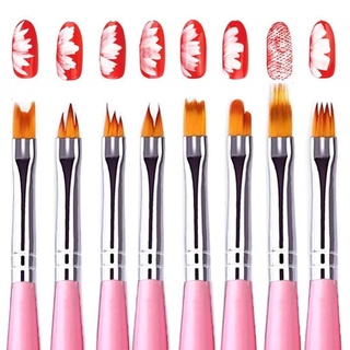Bộ cọ vẽ hoa 8 cây dụng cụ sáng tạo mẫu móng