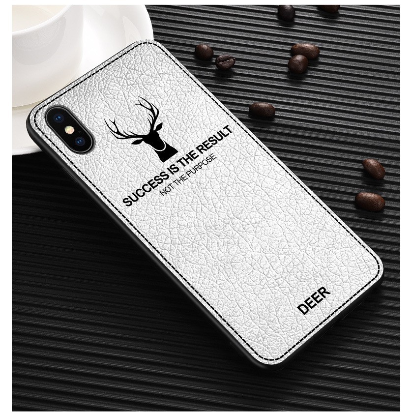 Ốp lưng cao cấp cho iPhone 6/6s/6Plus/6sPlus/7/8/7Plus/8Plus/X/XS/XR/XS MAX deer - a327