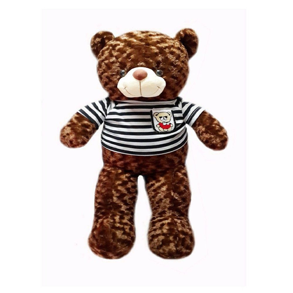 Gấu bông Teddy Cao Cấp khổ vải 80cm Cao 60cm màu Nâu hàng VNXK- Best Bear