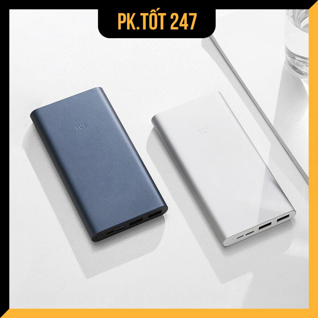 Sạc Dự Phòng, Sạc Dự Phòng XiaoMi Mi Gen 3 10.000Mah Hai Cổng Ra Cổng vào TypeC, Micro-Usb Hỗ Trợ Sạc Nhanh.[BH 6 Tháng]