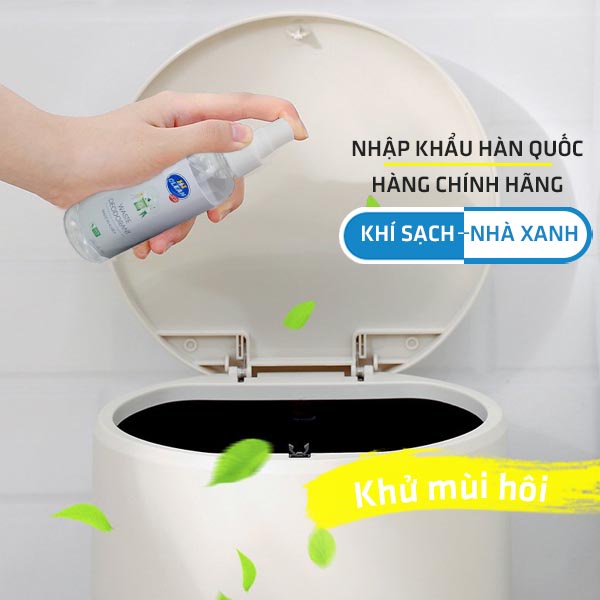 Xịt khử mùi rác Hàn Quốc, hoàn toàn tự nhiên, khử mùi triệt để, chống tái mùi