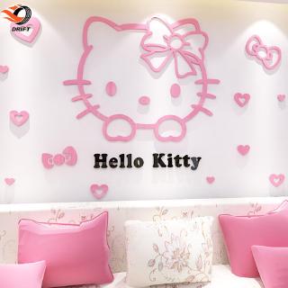 Giấy Dán Tường Trang Trí Phòng Hình Hello Kitty