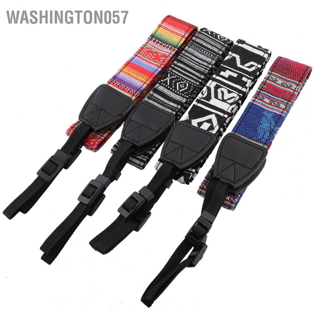 Washington057 Universal Adjustable Vintage Fashion Camera Shoulder Neck Belt Strap