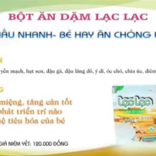 Bột ăn dặm lạc lạc
