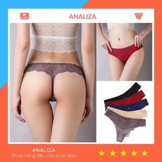 Quần lọt khe Quần lót ren dễ thương xuyên thấu sexy gợi cảm QL12