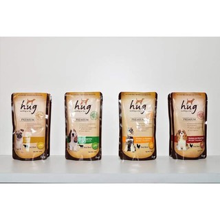 Xốt (PATE) Cho Chó Hug Gói 120g - Thức Ăn Dạng Ướt Hỗn Hợp Hoàn Chỉnh Cho Chó
