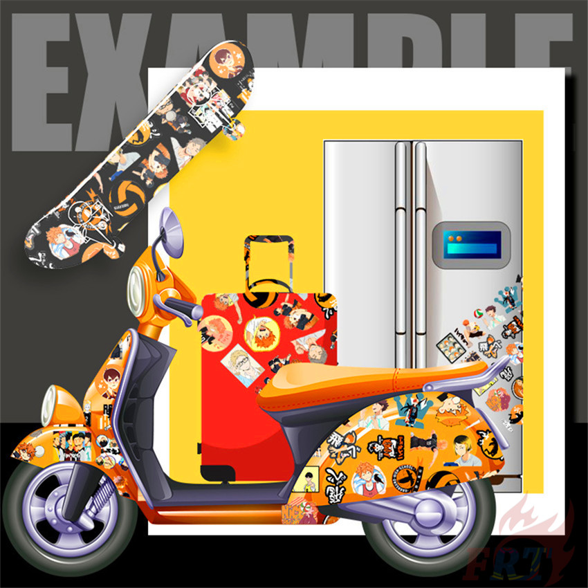 100Pcs/Set ❉ Haikyuu!! Series C - Anime Stickers ❉ Cartoon DIY Fashion Waterproof Doodle Decals Stickers