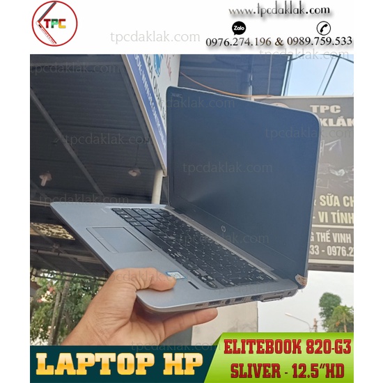 Laptop HP Elitebook 820-G3/ Core I5 6300U/ Ram 4GB/ SSD 128GB/ Intel HD Graphics 520/ LCD 12.5" HD