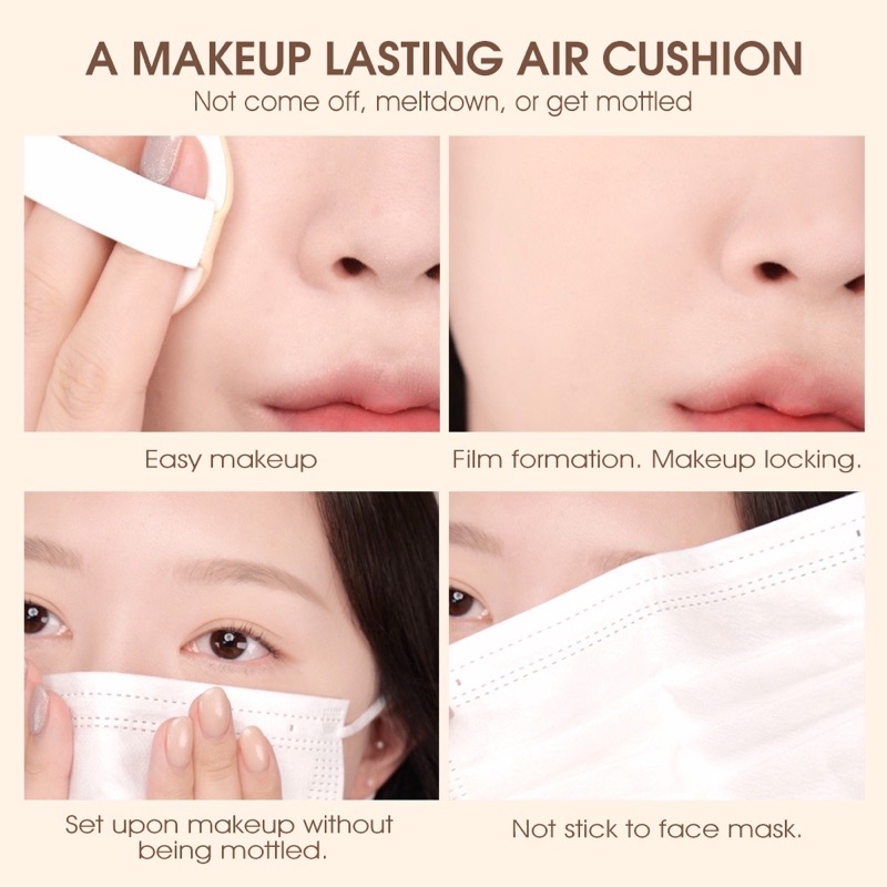Kem BB cushion O.two.o che khuyết điểm chống nước lâu trôi
